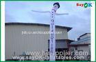 Customized Advertising Snowman Inflatable Air Dancer / Waving Man For Festival