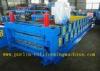 Roof Panel Glazed Tile Roll Forming Machine With 18 Forming Stations 0.3mm - 0.7mm