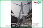 Double Leg Cartoon Character Inflatable Air Dancer , Arm Flailing Tube Man