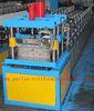 Corrugated Color Steel Roof Ridge Cap Roll Forming Machine , Trapezoidal Profile Roll Former