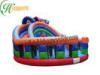 Outside Inflatable Combo Jumping Castle With Obstacle Course Bounce House