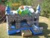 Dragon Garden 3 In 1 Inflatable Combo , Party Castle Bounce House For Kids