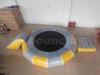 Commercial Grade Yellow Water Trampoline With 0.9mm PVC Tarpaulin