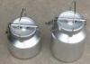 Food Grade Store / Transport Milk Aluminum Milk Can With Handle