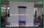 One Door Inflatable Photo Booth With LED Lighting , Inflatable Building