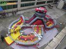 Big 8 Shape Commercial Inflatable Slide For Kids With Fun And Repair Kits