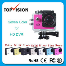 Passed CE/FCC Seven Color H264 Driving Recording Full HD 1080p Mini Car DVR