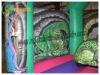 Safty Inflatable Bouncy Castle With Monster House Print For Outdoor Entertainment