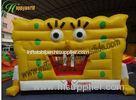Lovely Spongebob Inflatable Bouncy Castle For Outdoor Bounce House EN14960