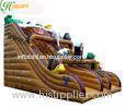 Commercial Animal Zoo Inflatable Bouncy Slide / Funny Inflatable Garden Slide