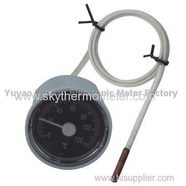 Small round capillary thermometer