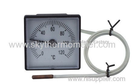 Small round capillary thermometer