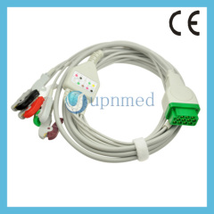 GE-Marquette 3/5lead ecg cable with leadwires