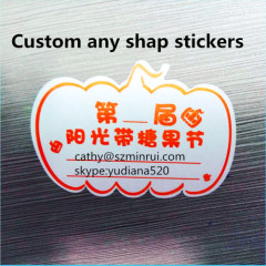 supply custom quality die cut stickers