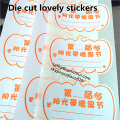Custom design for sticker cutting