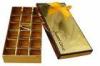 Matt Lamination 350gsm Artboard + Gold Foil Cardboard Insert Food Boxes Logo Printed