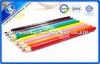 7 Inch Kids Rainbow Wooden coloured pencil sets Silk Screen Logo Printing