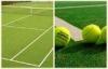 Natural Soft Tennis Court Synthetic Grass 5/32 Gauge 11mm Dtex6300