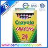 24 Color 8.8cm Mini Crayola Wax Safe Non Toxic Crayons Set For Drawing