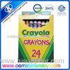 24 Color 8.8cm Mini Crayola Wax Safe Non Toxic Crayons Set For Drawing