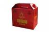 Unique Red Corrugated Cardboard Gift Boxes With Lids For Egg 250x150x50 mm