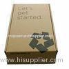 Reusable Printing Corrugated Kraft Paper Boxes , Decorative Cardboard Storage Boxes