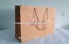 Customized Gold Laminated Carrier Paper Bags , Paper Gift Bags With Handles