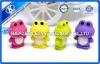 Green Yellow Purple Pink Frog Animal Kids Erasers For Promotion / Gift