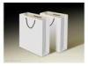 Full Color Printing White Kraft Paper Bags With Handles for Advertisement