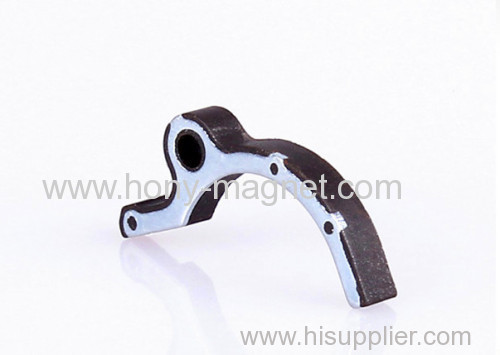 Injection molding bonded magnet assemblies for car