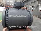 Full Welded Forged Steel Ball Valve , Flange Gear Box Truunnion Ball Valve