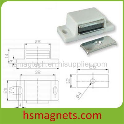 Magnetic Assembly Permanent Magnetic Door Cabinet Catcher