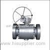 Manual Forged Steel Ball Valve Trunnion For Oil Industry , DN50 - DN900