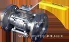 Stainless Steel 3PC flanged end ball valve PN40