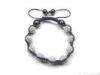 Alloy & Crystal Rhinestone shamballa bracelet handmade fashion jewellery
