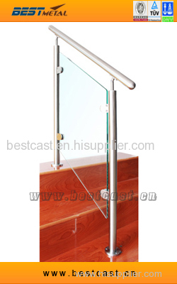 stainless steel glass railing