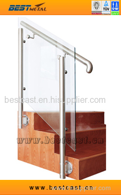 stainless steel glass balcony