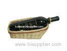 PP Wicker Baskets With Handles For Hotel , Small Wine Basket
