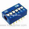 Slide Type DIP Switch, Supports 1-12 Actuators in SPST Circuit, 25mA 24V DC Switching Rating, RoHS