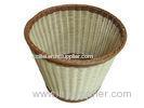 Handweaved Hotel Beige PP Rattan Laundry Basket For Towel and dirty clothes