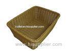 Recycled PP Bathroom Storage Baskets , Black Laundry Hamper