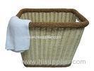 Eco-Friendly Poly Rattan Laundry Basket Rectangle With Handle