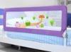 Safety Frist Portable Bed Rails With Purple Woven Net , Cartoon Safe Guard