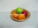 Graceful Washable Weaving Poly Rattan Fruit Basket With Bakery