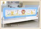 Blue Baby Bed Rails Safety Folded Prevent Baby Falling Down