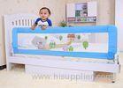 Secure Baby Bed Rails 150CM Lovely Cartoon Design With Woven Net