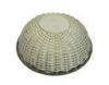 Healthy Washable Poly Rattan Round Fruit Basket For Home And KTV