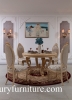 Dining table and chairs neo classical dining room sets glass cabinet buffet cabinet