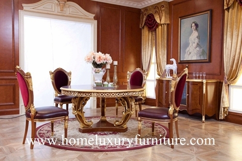 Luxury Classic Dining table chair dining room furniture sets New Designe Italy style