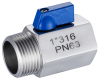 Mini Ball Valve Female/Male Thread